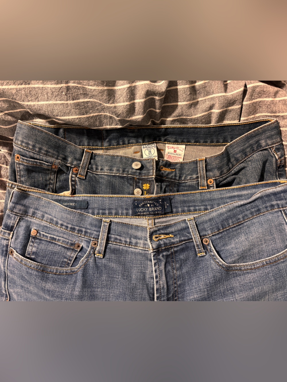 Lot of 2 Lucky Brand Easy Rider jeans